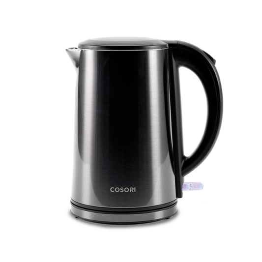 Double-Wall Stainless Steel Electric Kettle