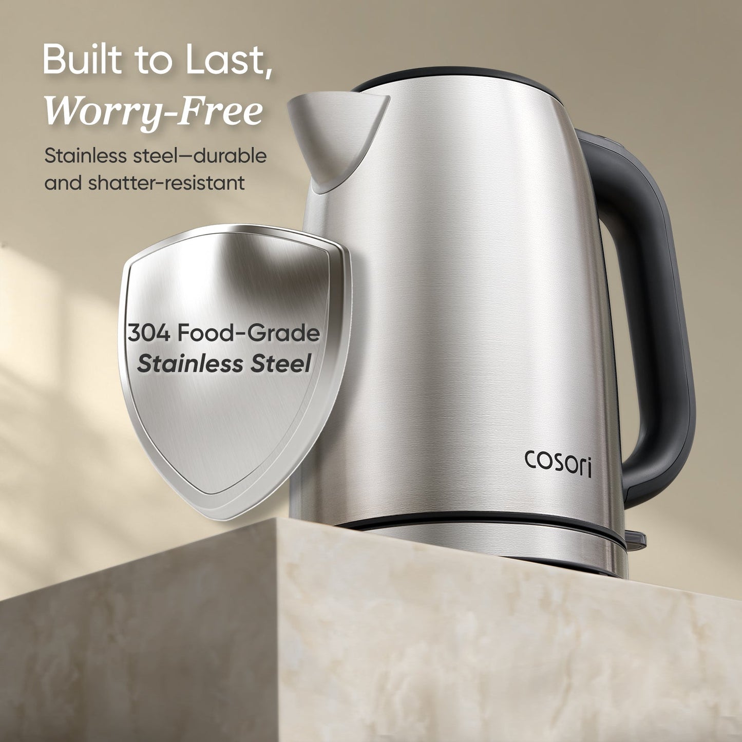 COSORI 1.7L Stainless Steel Electric Kettle SE152