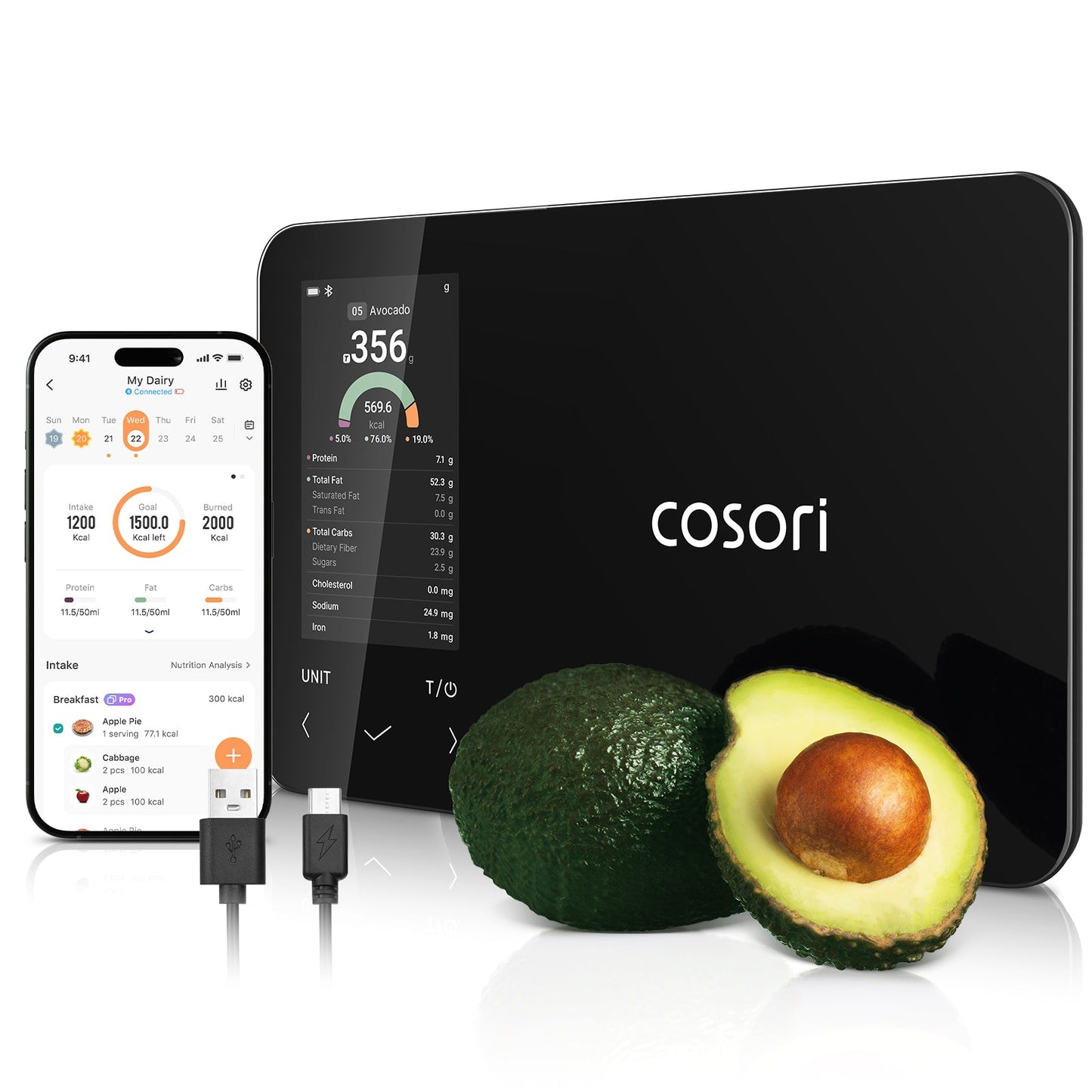 Cosori NutriLens Smart Nutrition Scale