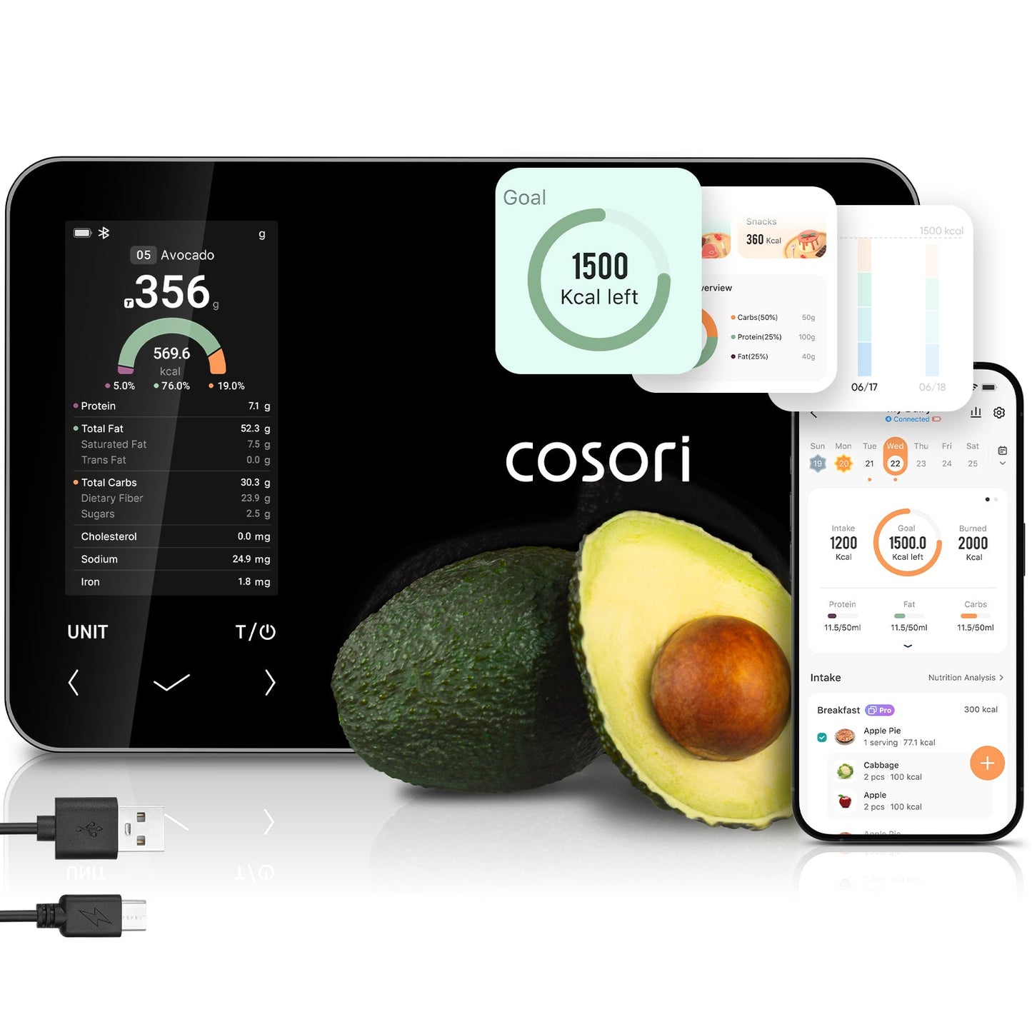 Cosori NutriLens Smart Nutrition Scale