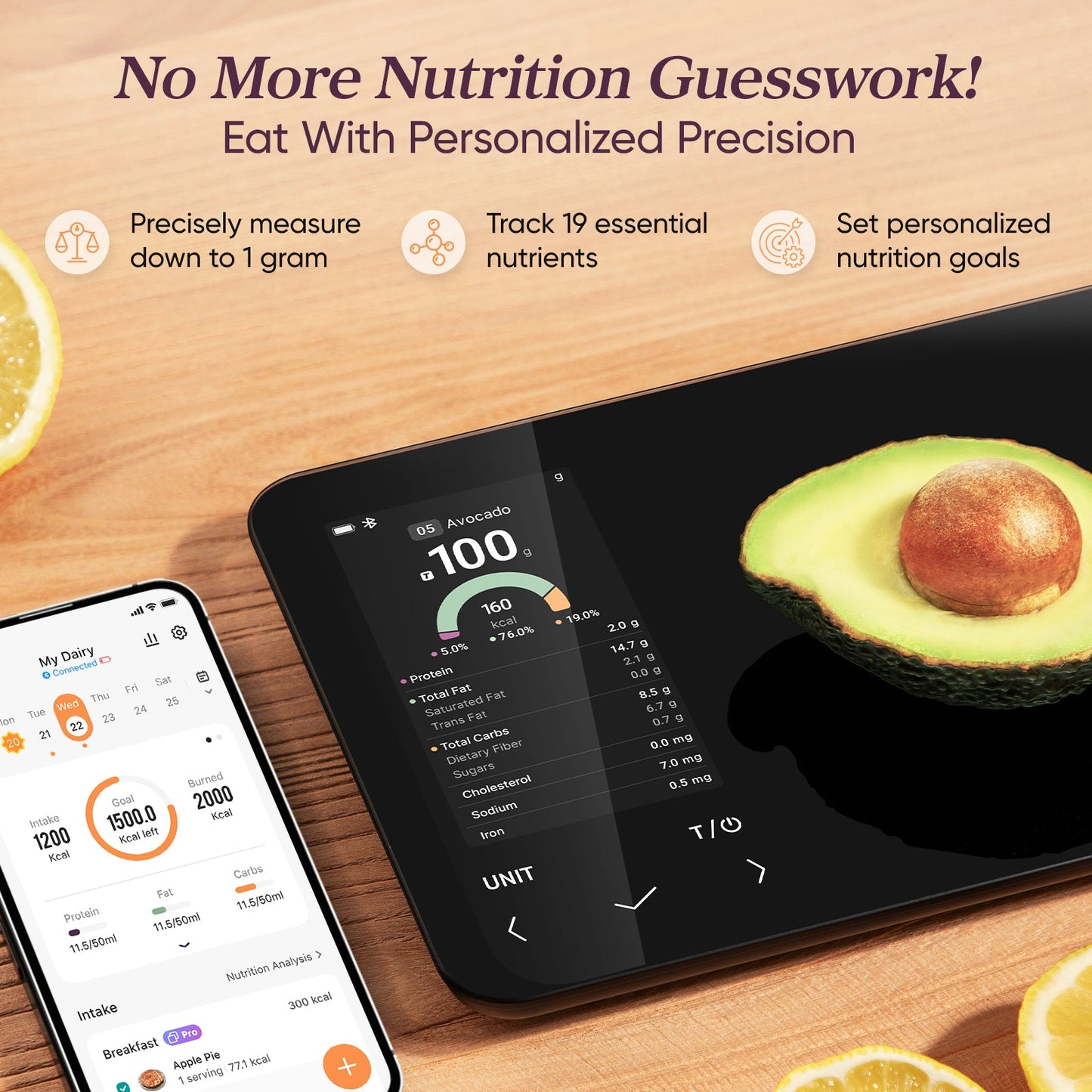 Cosori NutriLens Smart Nutrition Scale