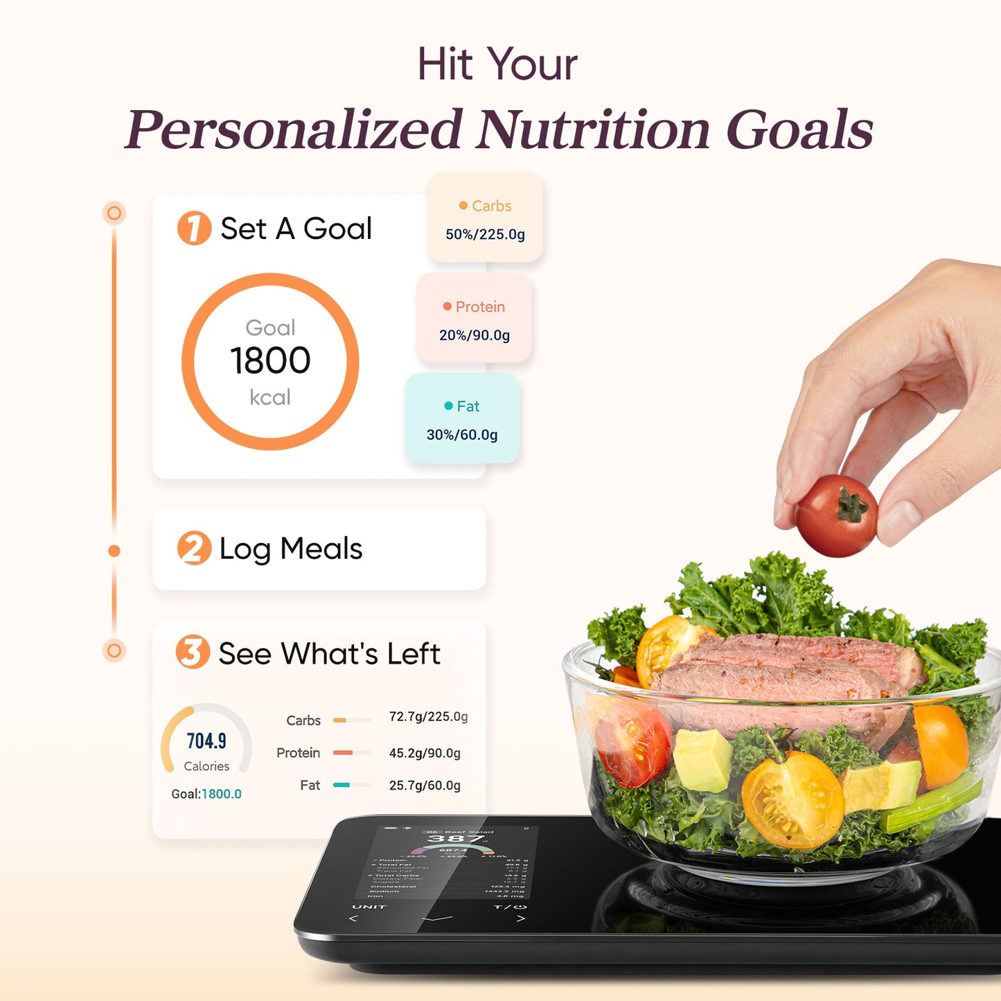Cosori NutriLens Smart Nutrition Scale