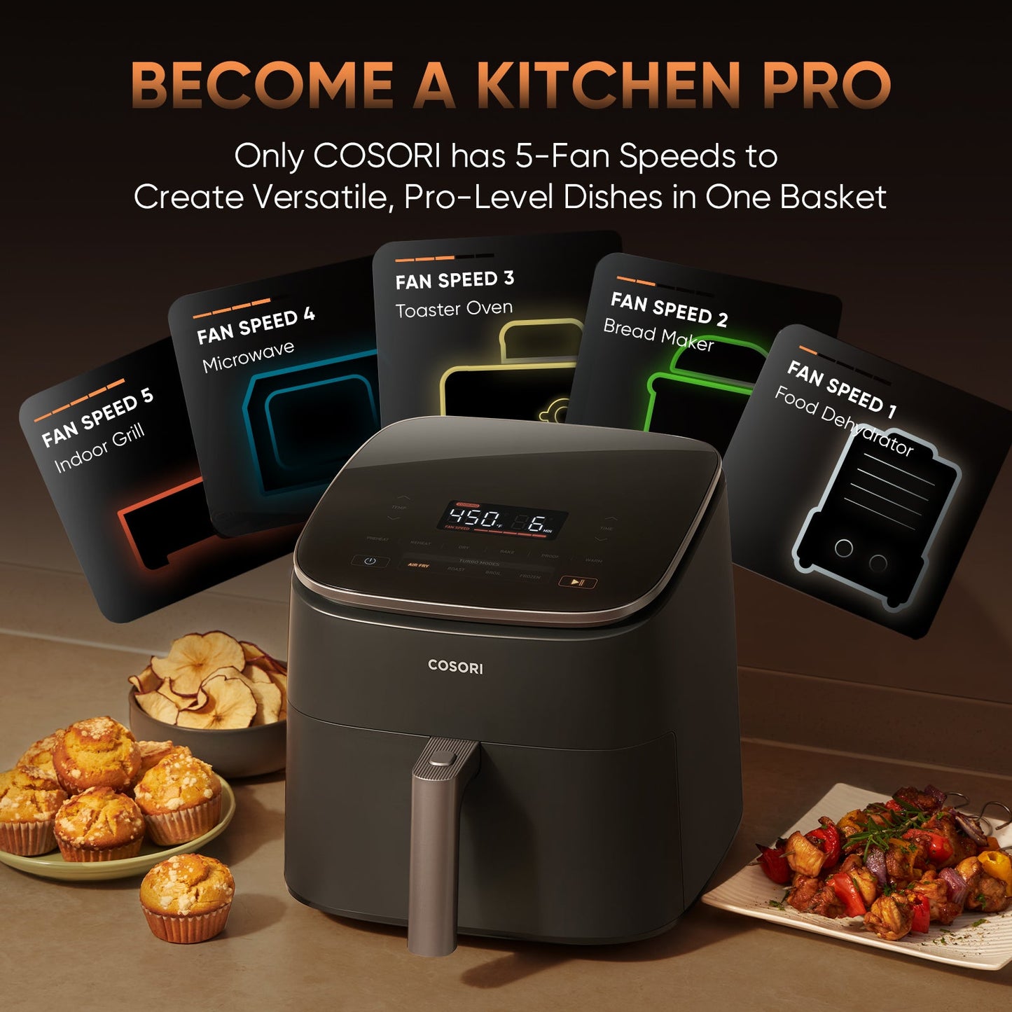 TurboBlaze™ 6.0-Quart Air Fryer