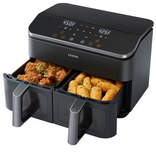 COSORI 9.0-Quart Dual Basket Air Fryer